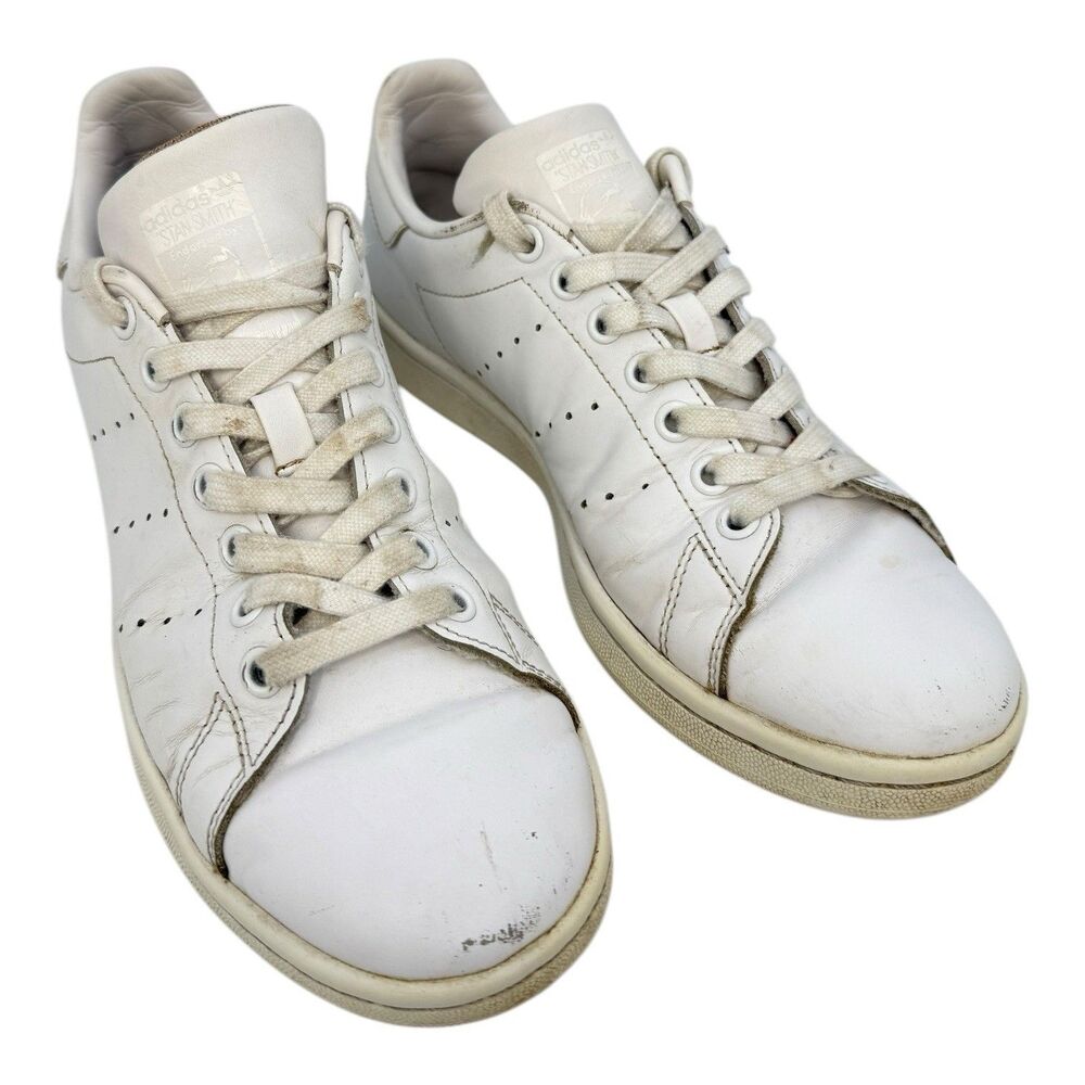 Adidas Originals Stan Smith Mens Sz 6.5 US OG Classic White Sneakers Shoes